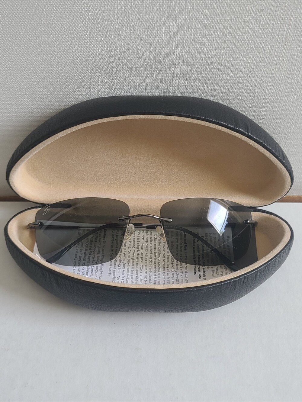 Serengeti Unisex Driving Rimless Sunglasses Nimbus 6851 PolarMax Polarized Lense